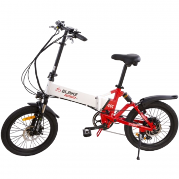 ЭЛЕКТРОВЕЛОСИПЕД ELBIKE GANGSTAR ELITE 1500W 48V в бело-красном цвете 